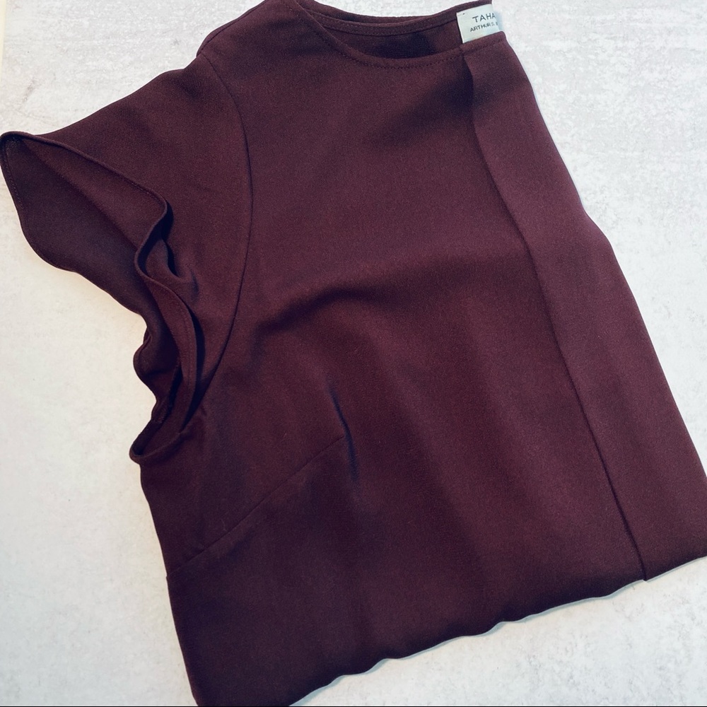 Tahari Pleat Blouse 2X
